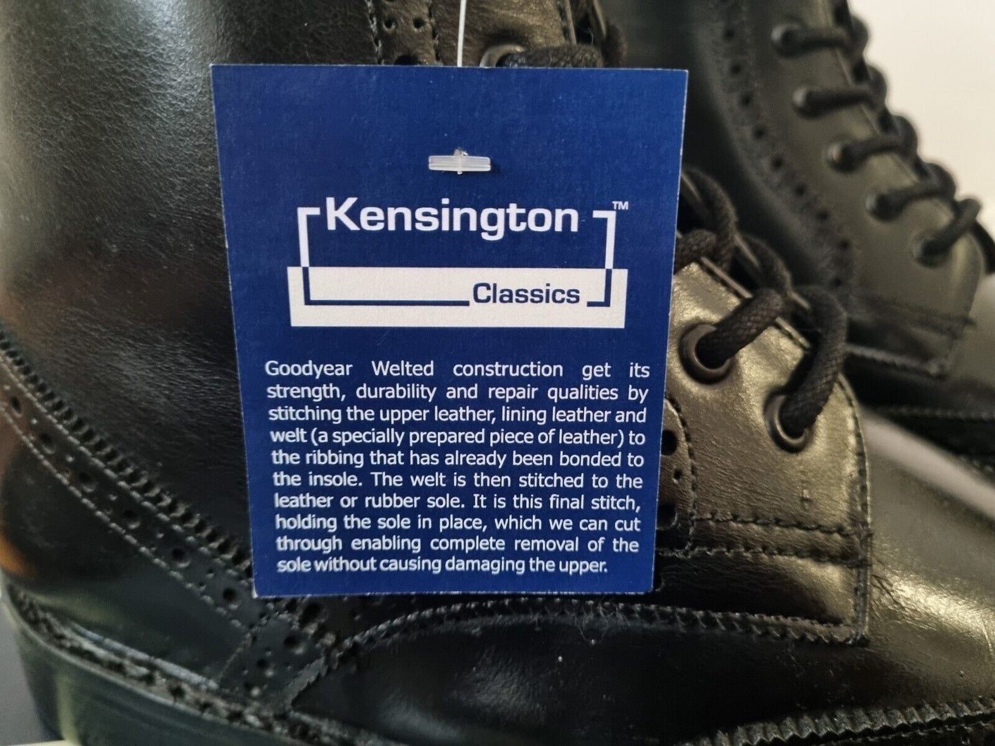 Kensington American Classic Stable Boot - Black Calf Leather