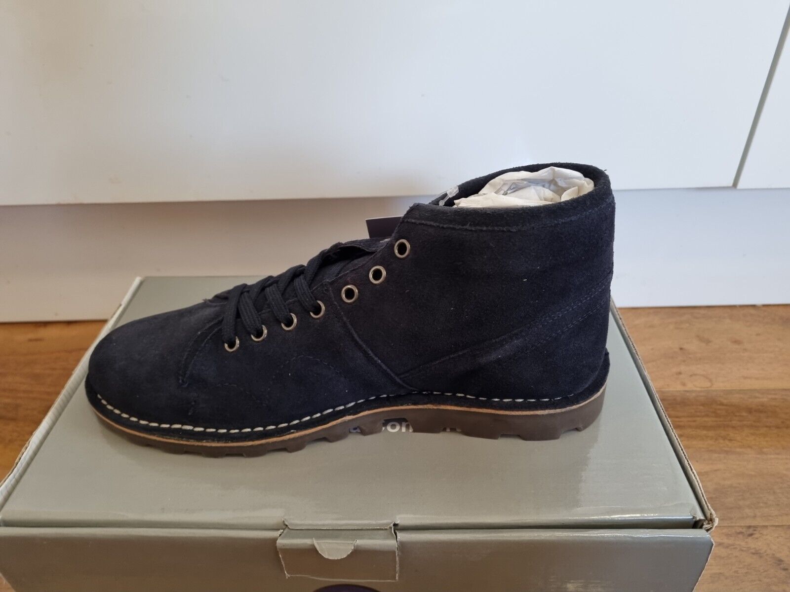 Monkey Boots by Grafters - Heritage Range – Navy Suede Leather (M430CS ...